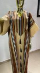 Tribal Stripes Tassel Kaftan