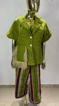 Vibrant Striped Fringe Set