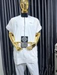 Monarch White Luxe Set with Tribal Accent