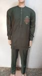 Regal Heritage Men’s Traditional Two-Piece Set – Deep Green